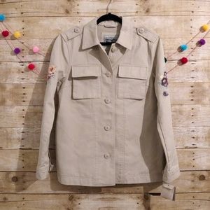 Levi’s floral embroidered jacket